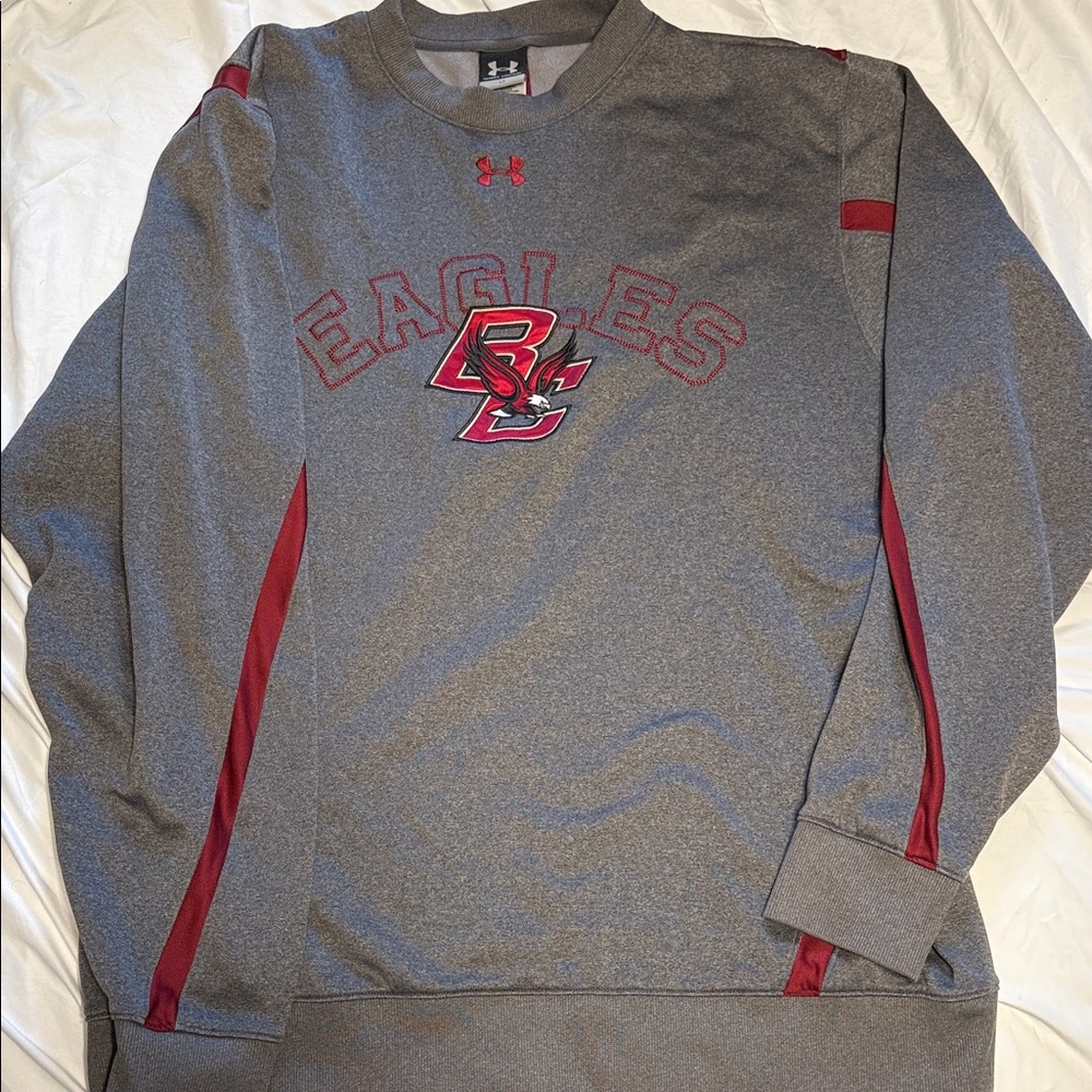Under Armour Gray and Red Men's Sweatshirt